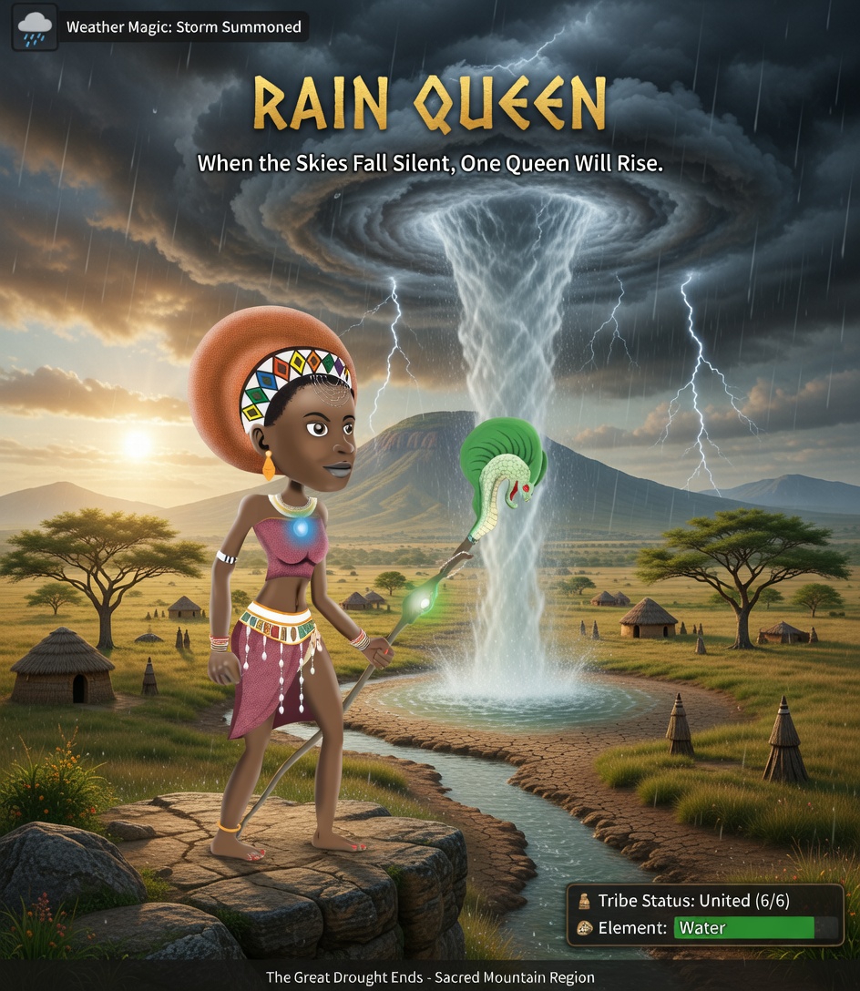 Rain Queen Banner